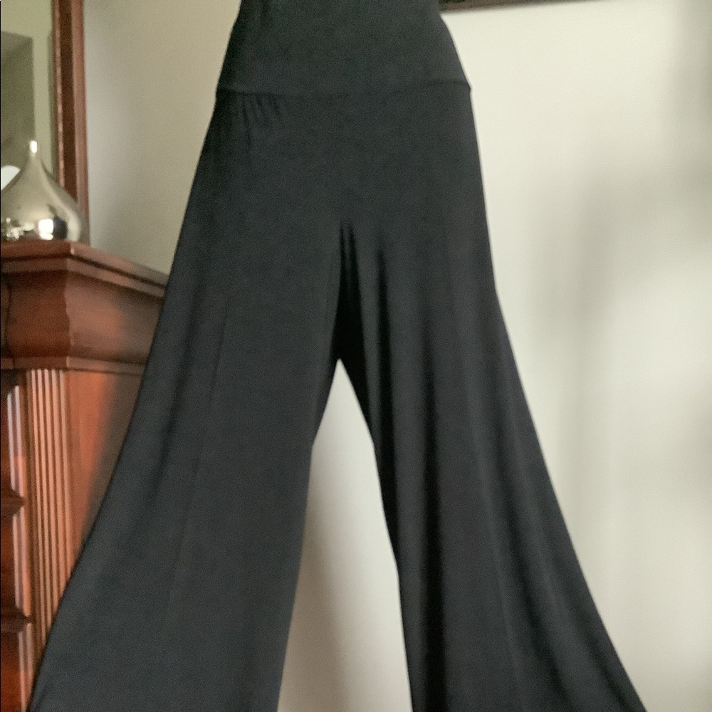 Black Palazzo-Style Pants